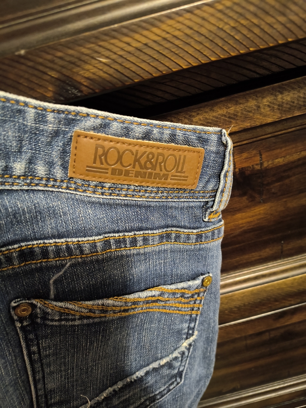 Rock & Roll Cowgirl Women’s Blue Bootcut Jeans - Picture 5 of 7